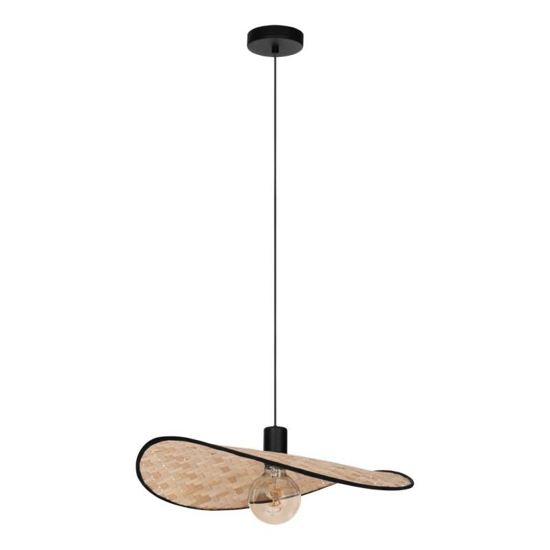 Eglo Hängeleuchte Marywell Stahl ,Holz, schwarz, braun von EGLO