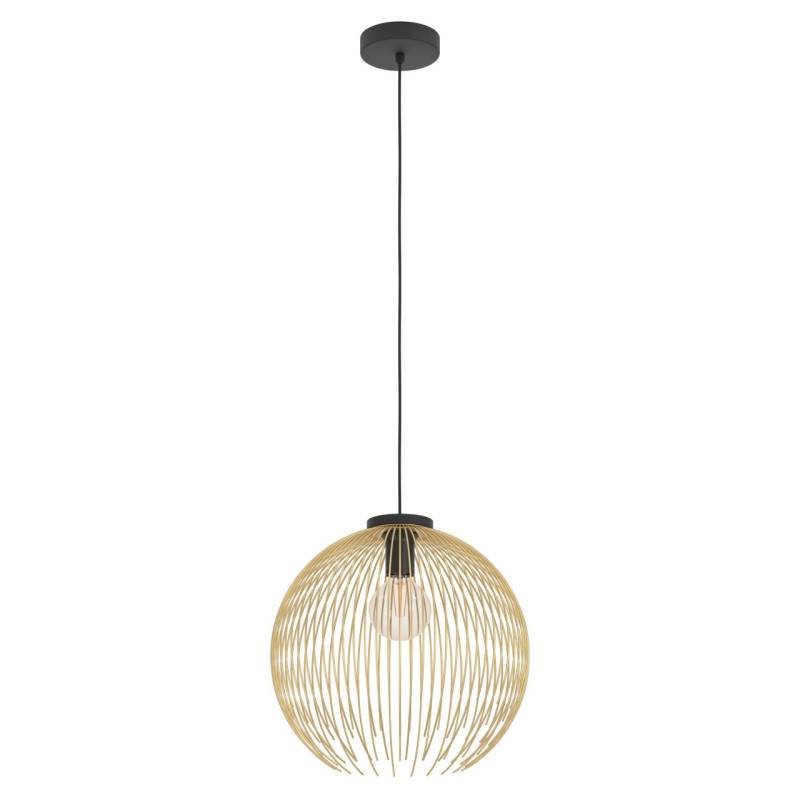 Eglo Hängeleuchte Venezuela schwarz gold 40 x 110 cm E27 von EGLO