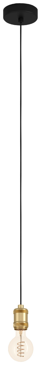 Eglo Hängeleuchte Yorth schwarz brüniert 5 x 150 cm von EGLO