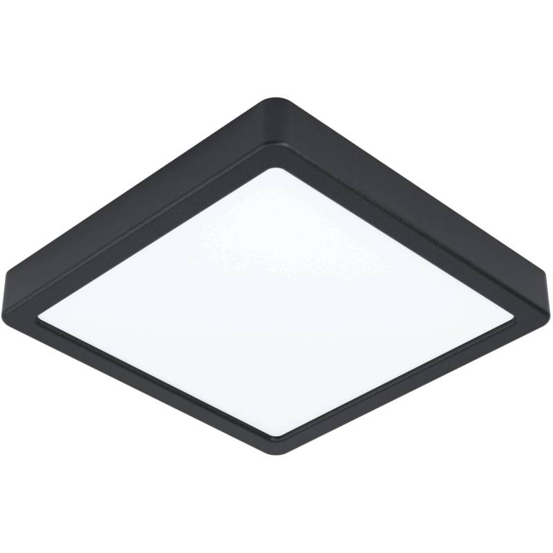 Eglo LED Aufbauleuchte Fueva 5 Schwarz-Warmweiß eckig 17 W von EGLO