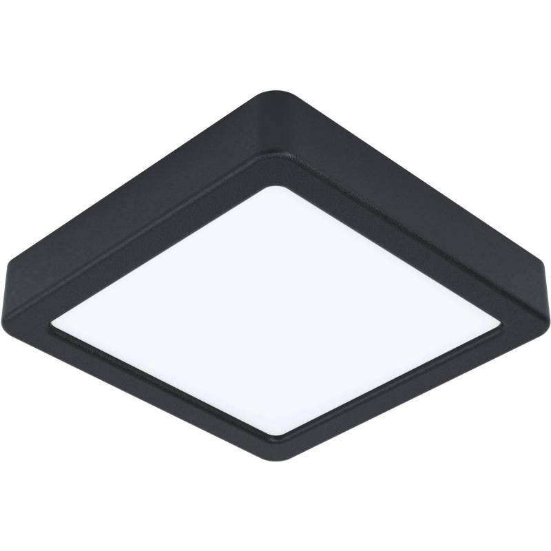 Eglo LED Aufbauleuchte Fueva 5 Weiß-Schwarz eckig 11 W von EGLO