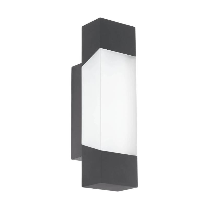 Eglo LED Außen-Wandleuchte Gorzano 29 cm x 8 cm Anthrazit von EGLO