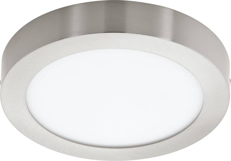 Eglo Connect LED Aufbauleuchte Fueva-Z nickel-matt Ø 21 cm Smart Home von Eglo Connect