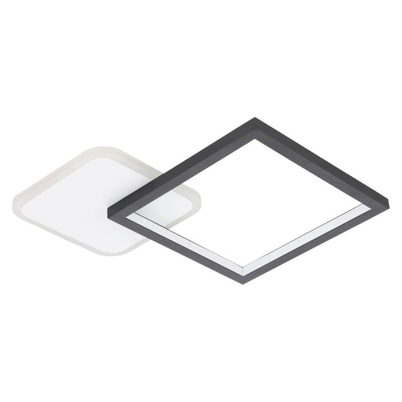 Eglo LED-CCT-Deckenleuchte Gafares 33 cm x 33 cm Weiß-Schwarz Eglo LED-CCT-Deckenleuchte Gafares 33 cm x 33 cm Weiß-Schwarz von EGLO