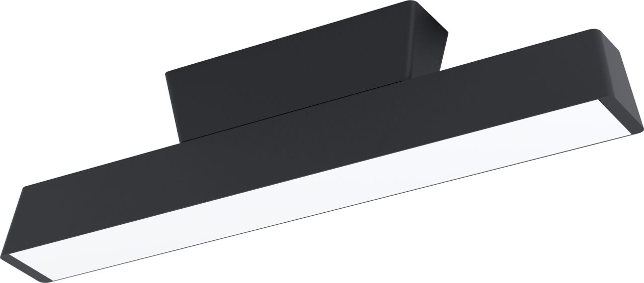 Eglo Connect LED Deckenleuchte Simolaris-Z schwarz 47 x 5,5 cm dimmbar von Eglo Connect