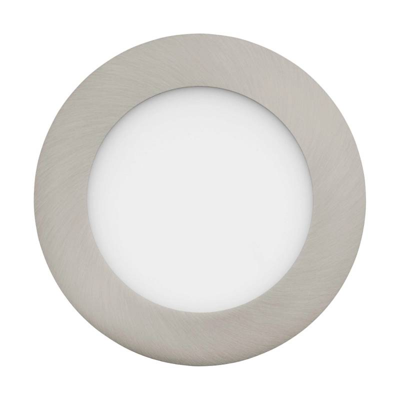 Eglo LED-CCT-Einbauspot Fueva-Z Ø 11,7 cm Nickelfarben Matt von EGLO