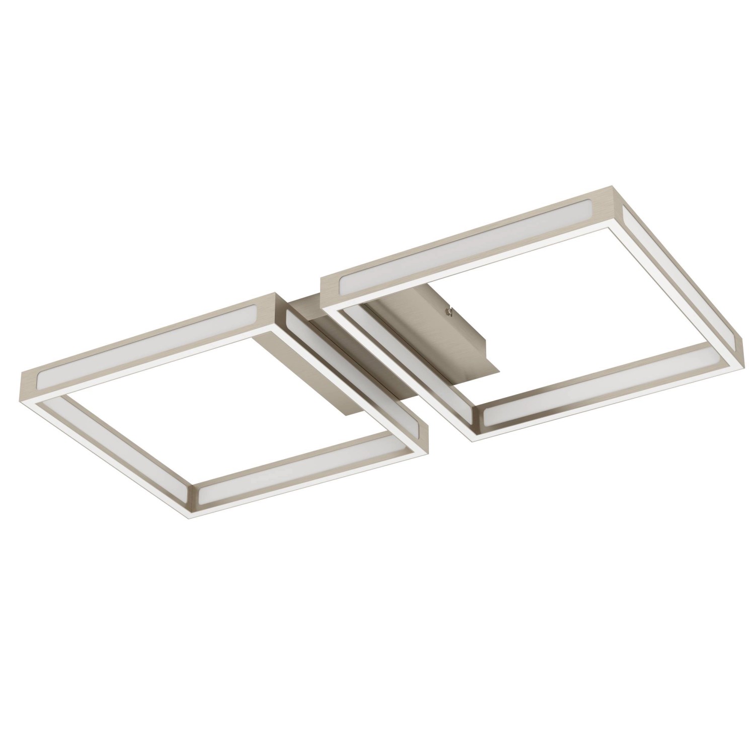 Eglo LED-Deckenleuchte Altaflor 65 cm x 30 cm Weiß Nickel Eglo LED-Deckenleuchte Altaflor 65 cm x 30 cm Weiß Nickel von EGLO