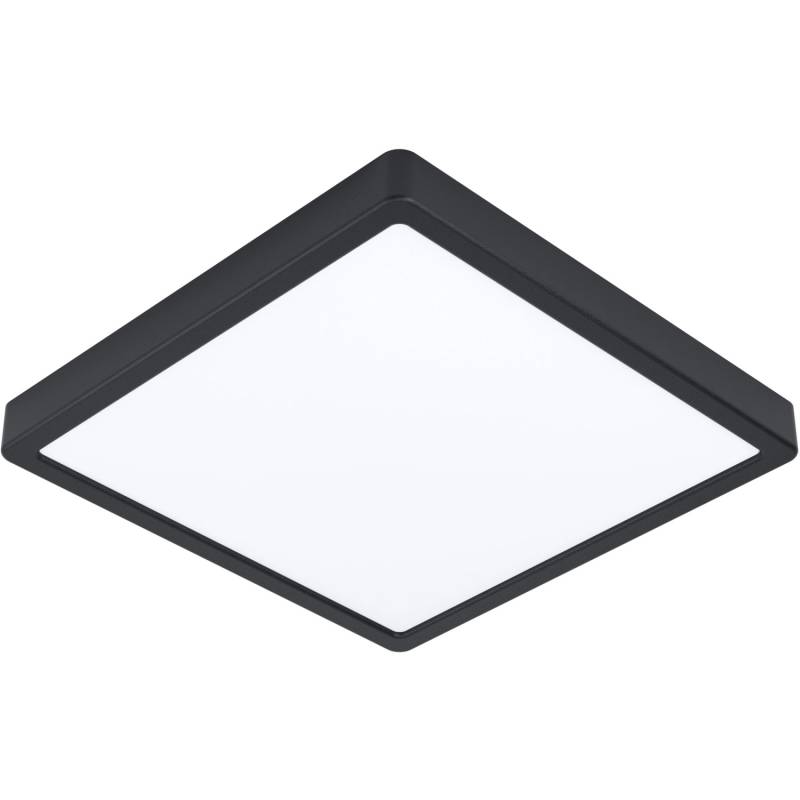 Eglo LED-Deckenleuchte Argolis 2 eckig Schwarz Weiß von EGLO