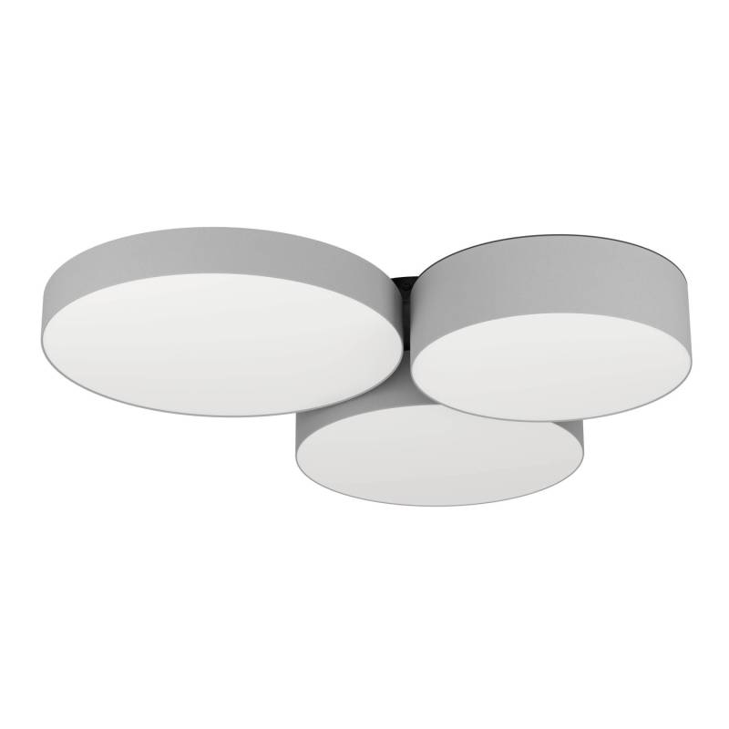 Eglo LED-Deckenleuchte Barbano-Z RGB/CCT 62 cm x 58,5 cm Grau-Weiß von EGLO