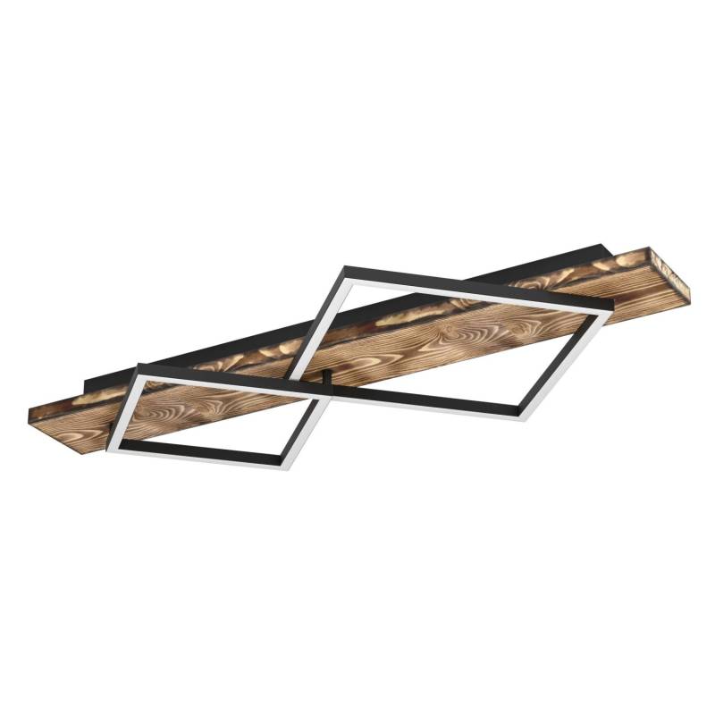 Eglo LED Deckenleuchte Boyal Schwarz Rustikal 78 cm x 40 cm Eglo LED Deckenleuchte Boyal Schwarz Rustikal 78 cm x 40 cm von EGLO