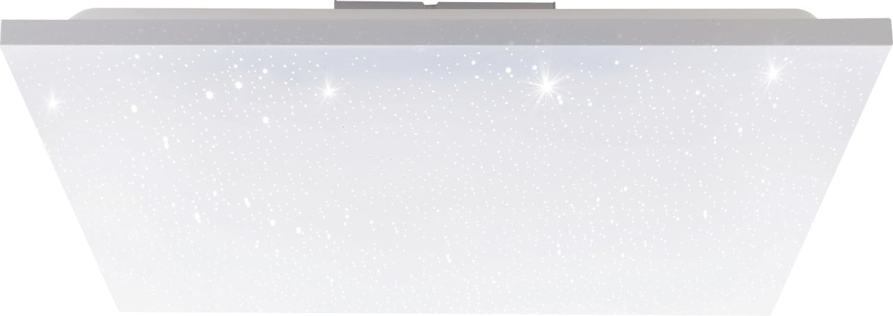 Eglo LED Deckenleuchte Calemar-S weiß 58,7 x 58,7 cm mit Kristalleffekt von EGLO