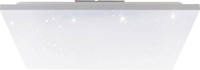 Eglo LED Deckenleuchte Calemar-S weiß 58,7 x 58,7 cm mit Kristalleffekt von EGLO