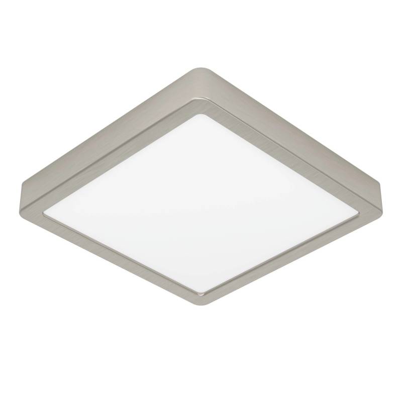 Eglo LED-Deckenleuchte Fueva 5 Nickelfarben Matt 21 cm x 21 cm von EGLO