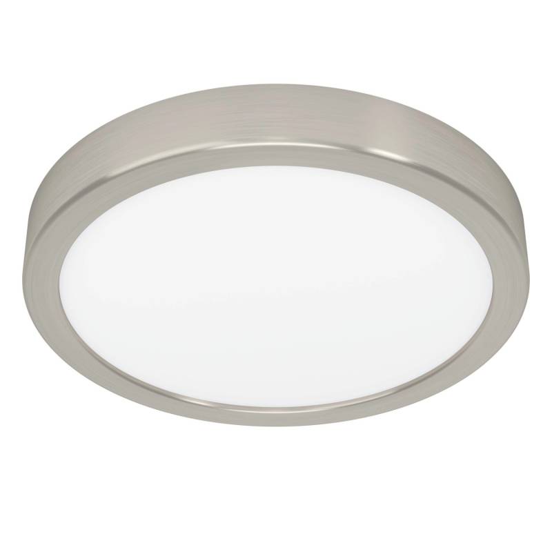 Eglo LED-Deckenleuchte Fueva 5 Ø 21 cm Nickelfarben Matt von EGLO