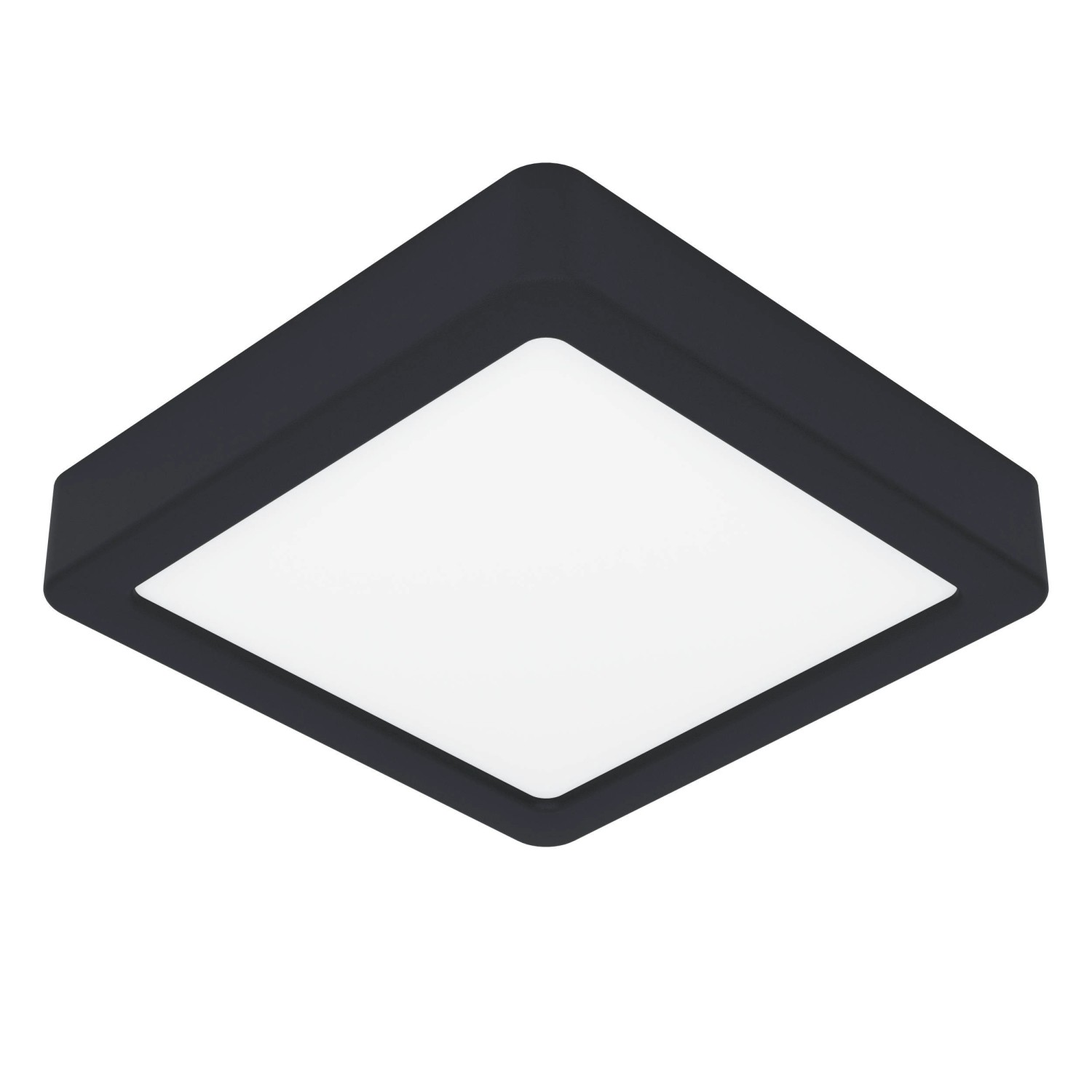 Eglo LED-Deckenleuchte Fueva 5 Schwarz 3.000K 16 cm x 16 cm von EGLO