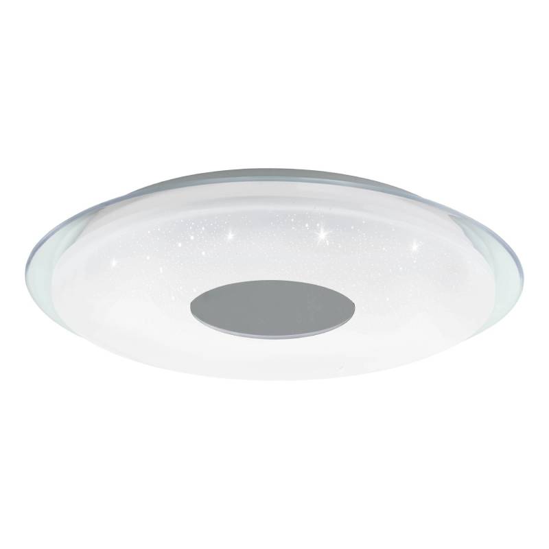 Eglo LED-Deckenleuchte Lanciano-Z CCT Ø 56 cm Weiß-Transparent von EGLO