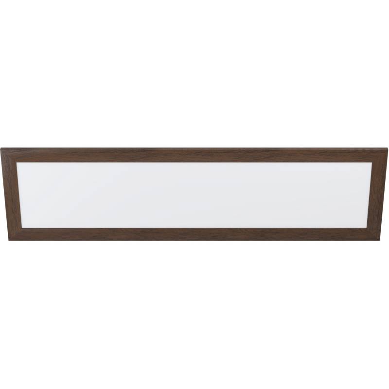Eglo LED-Deckenleuchte Piglionasso 124,5 cm x 34,5 cm Dunkelbraun-Weiß von EGLO