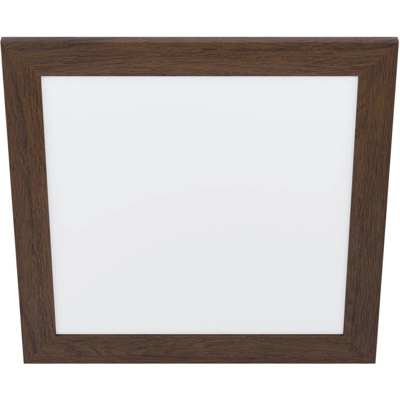 Eglo LED-Deckenleuchte Piglionasso 50 cm x 50 cm Dunkelbraun-Weiß von EGLO