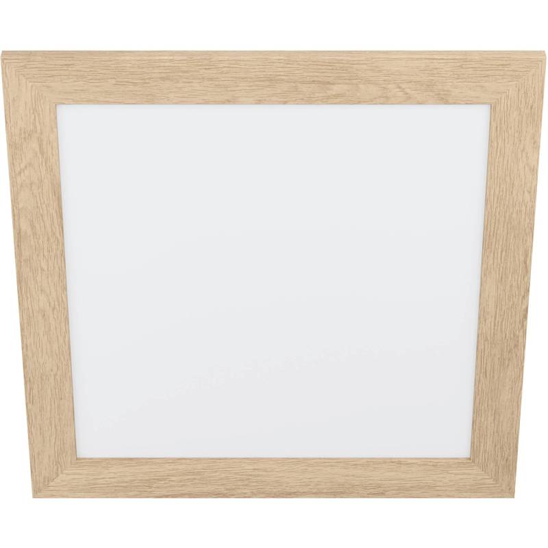 Eglo LED-Deckenleuchte Piglionasso 50 cm x 50 cm Hellbraun-Weiß von EGLO