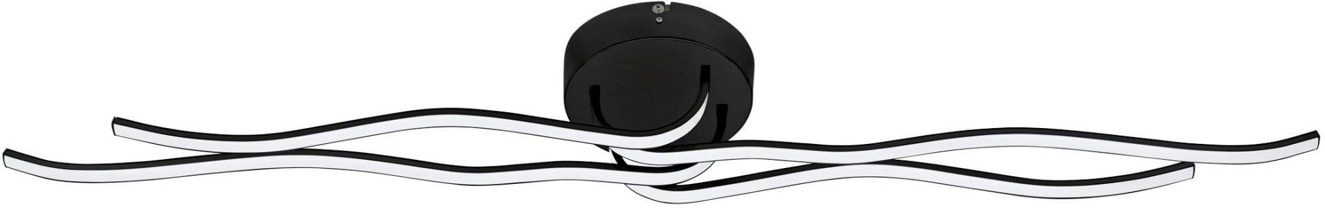 Eglo LED Deckenleuchte Roncade 1 schwarz 116 x 18 cm warmweiß von EGLO