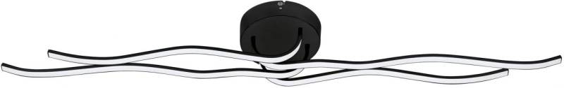 Eglo LED Deckenleuchte Roncade 1 schwarz 116 x 18 cm warmweiß von EGLO