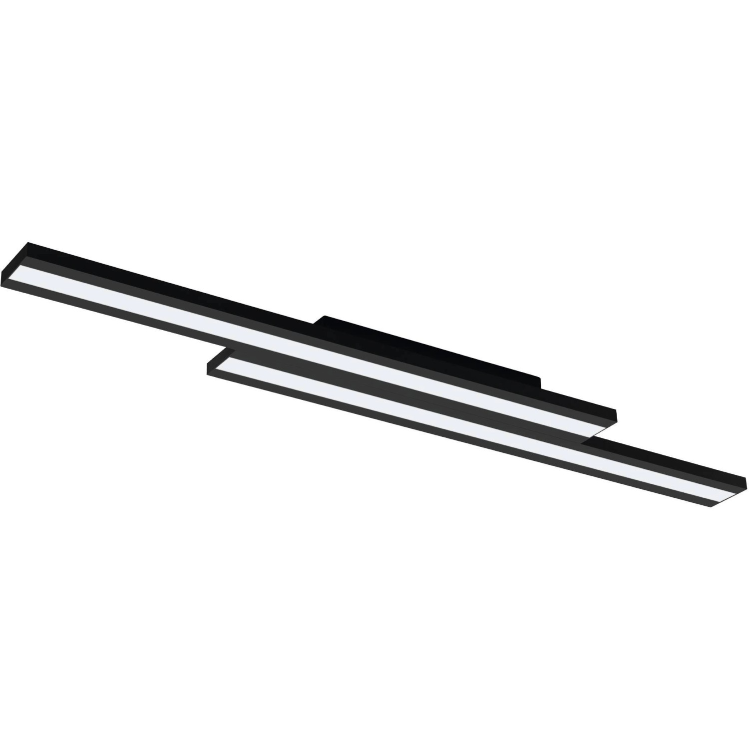 Eglo LED-Deckenleuchte Saliteras-Z 2-flammig Weiß Schwarz länglich Eglo LED-Deckenleuchte Saliteras-Z 2-flammig Weiß Schwarz länglich von EGLO