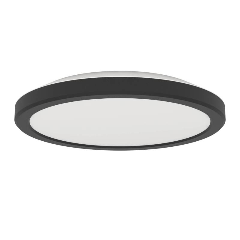 Eglo LED-Deckenleuchte Testara-E 4.000 K 3 cm x Ø 21,1 cm Schwarz von EGLO