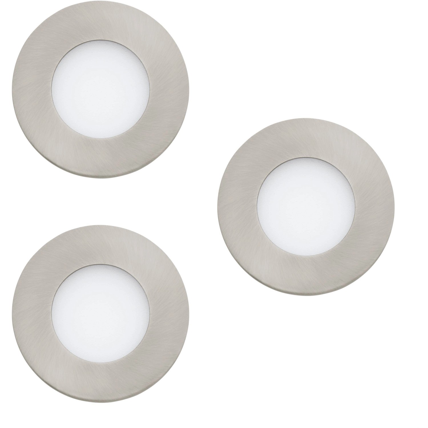 Eglo LED-Einbauleuchte Zigbee Fueva-Z Rund Weiß Nickel 3 Stk. 2,8 W Eglo LED-Einbauleuchte Zigbee Fueva-Z Rund Weiß Nickel 3 Stk. 2,8 W von EGLO