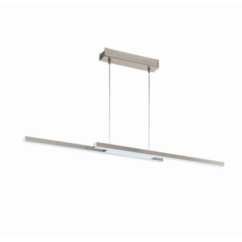 Eglo LED-Hängeleuchte Fraioli-Z 2-flammig Nickel matt Weiß von EGLO