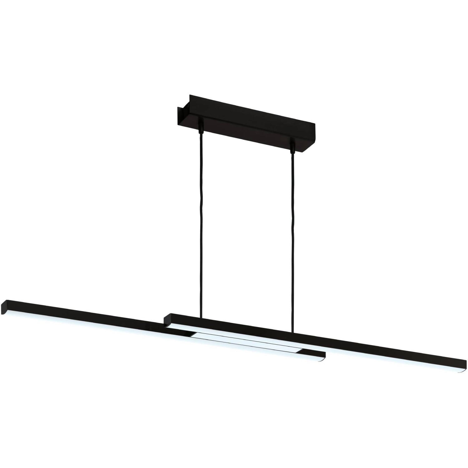 Eglo LED-Hängeleuchte Fraioli-Z 2-flammig Schwarz Weiß Eglo LED-Hängeleuchte Fraioli-Z 2-flammig Schwarz Weiß von EGLO