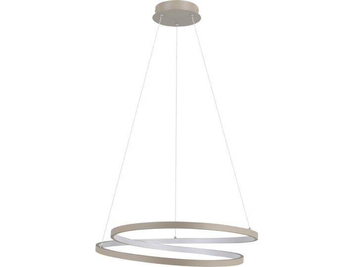 Eglo LED Hängeleuchte Ruotale sandfarben weiß 55 x 150 cm von EGLO