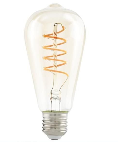 Eglo LED Leuchtmittel Edison ST64 E27 4W amber 2200K von EGLO