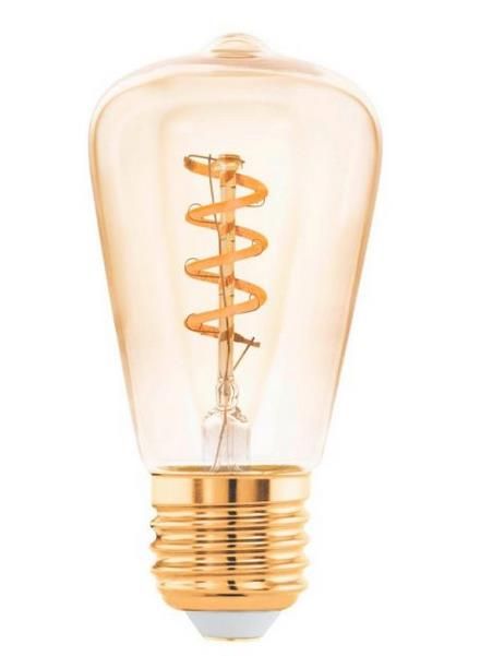 Eglo LED Leuchtmittel Edison ST64 E27 4W amber dim von EGLO