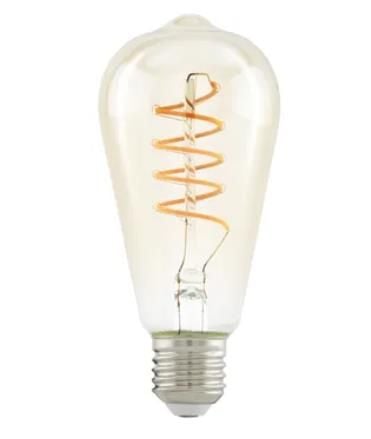 Eglo LED Leuchtmittel Edison ST64 E27 4W amber von EGLO