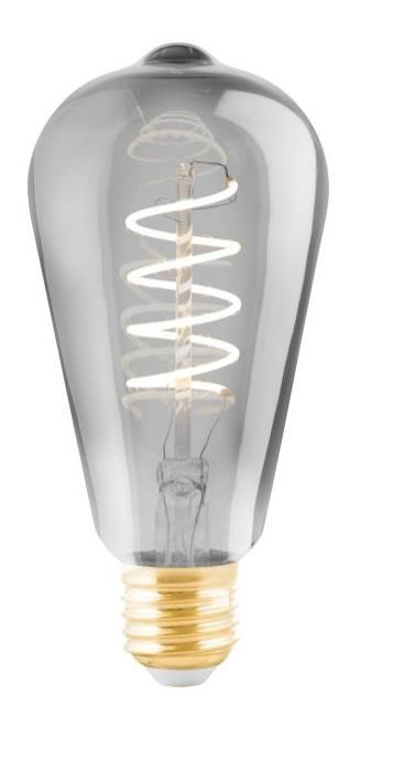 Eglo LED Leuchtmittel Edison ST64 E27 4W rauch von EGLO