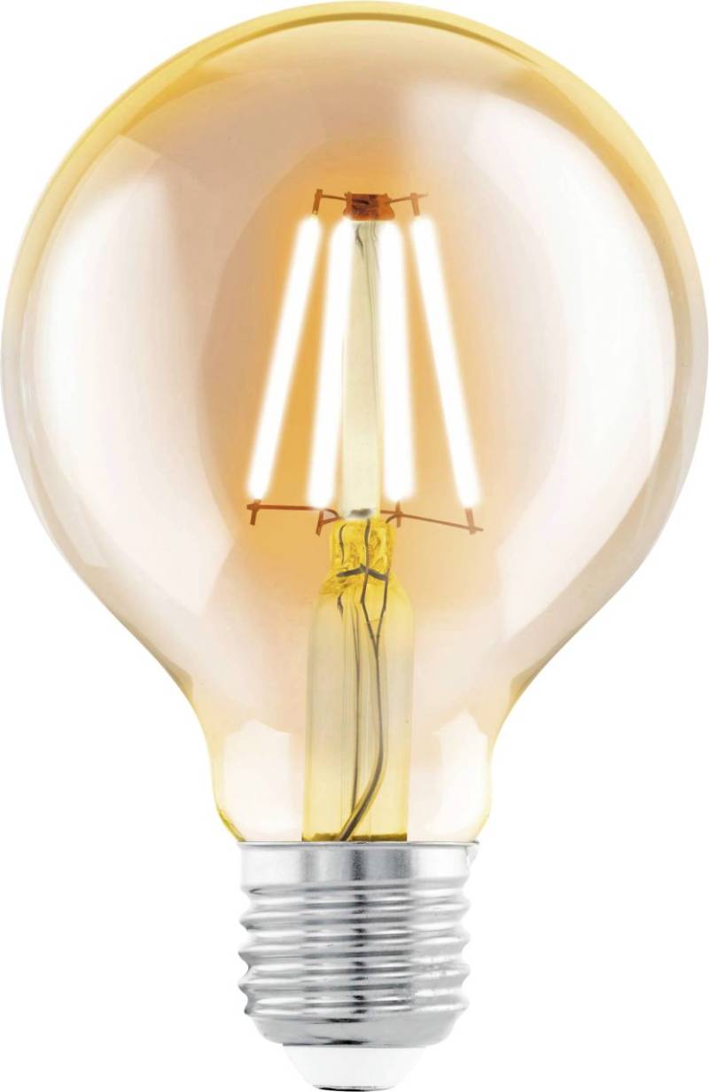 Eglo LED Leuchtmittel G80 E27 Globeform 4 W warmweiß amber von EGLO