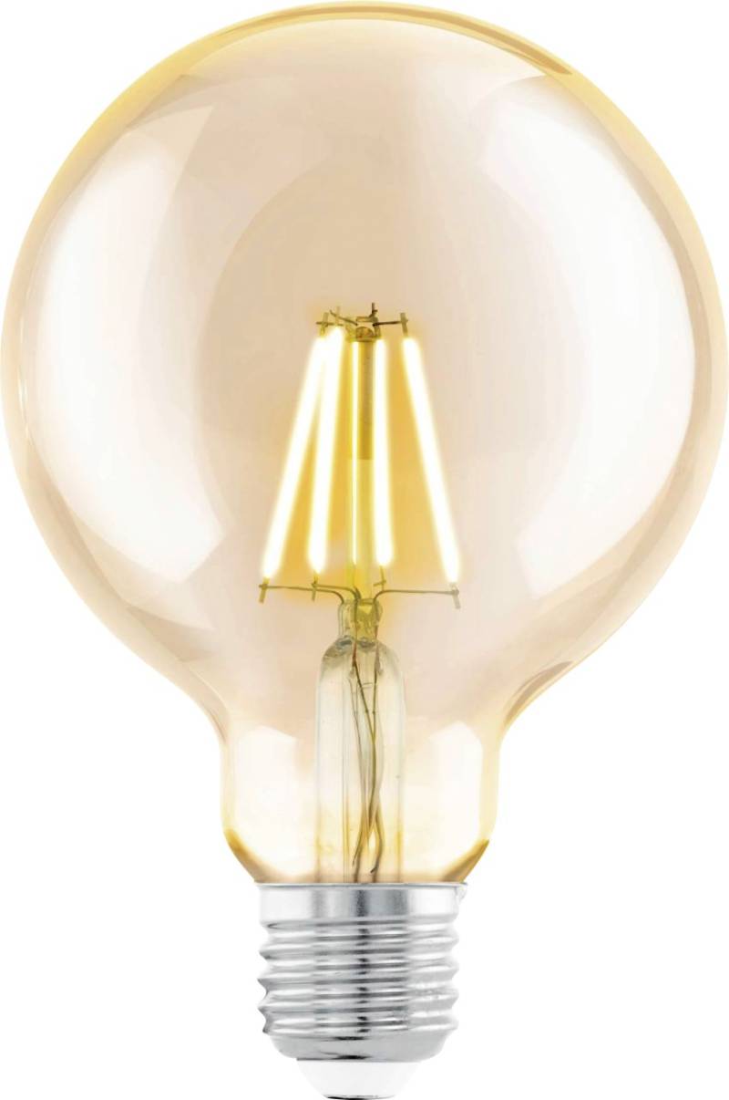 Eglo LED Leuchtmittel G95 E27 Globeform 4 W warmweiß amber von EGLO