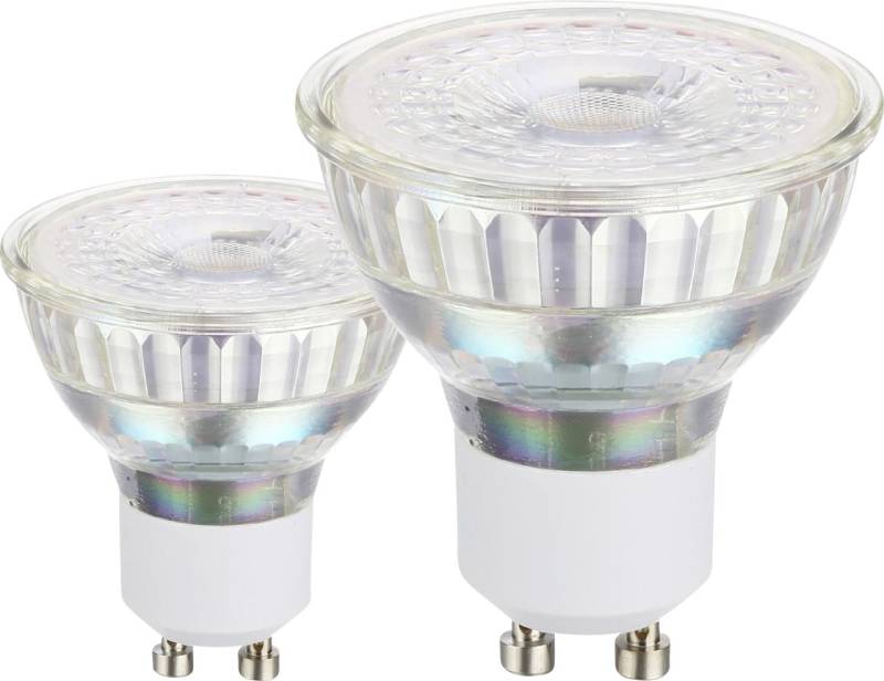 Eglo LED Leuchtmittel GU10 2er Pack Reflektor 3 W warmweiß klar von EGLO