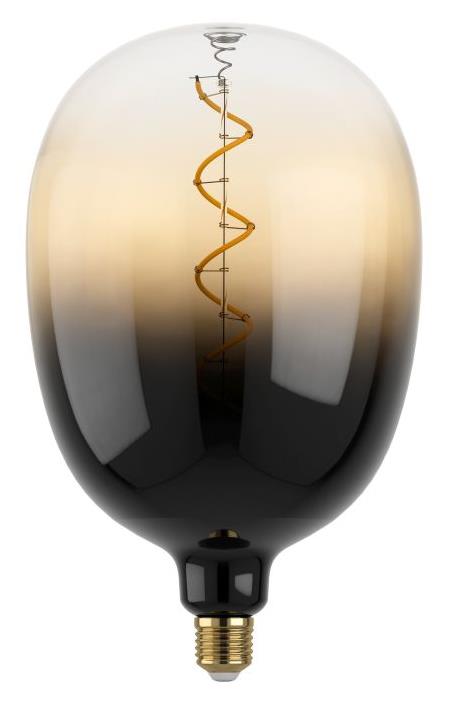 Eglo LED Leuchtmittel Oval E27 4W schwarz-braun von EGLO