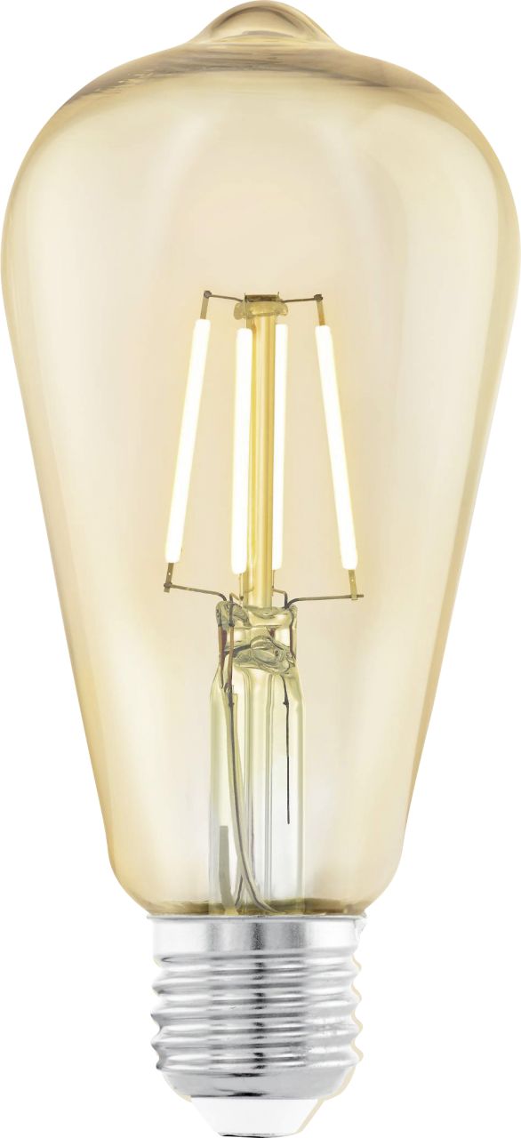 Eglo LED Leuchtmittel ST64 E27 Edisonform 4 W warmweiß amber von EGLO