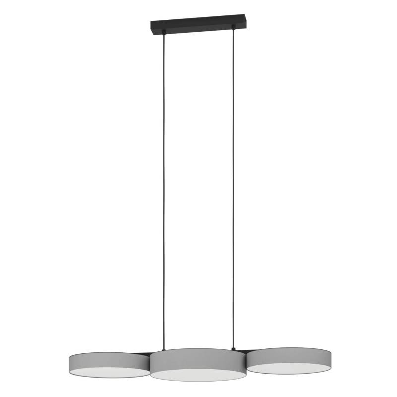Eglo LED-Pendelleuchte Barbano-Z RGB/CCT 83,8 cm x 31 cm Grau-Weiß von EGLO