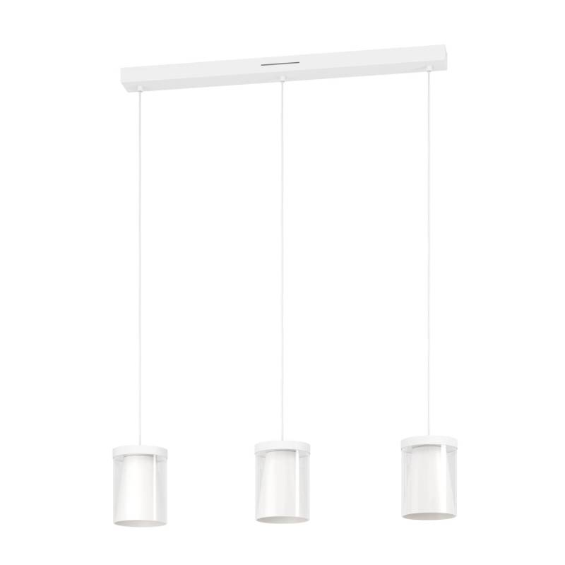 Eglo LED-Pendelleuchte Chiusello-Z 3-flammig RGB/CCT 81 cm x 24,5 cm Weiß von EGLO