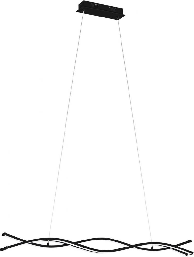 Eglo LED Pendelleuchte Lasana 3 schwarz 98,5 x 8 cm warmweiß von EGLO