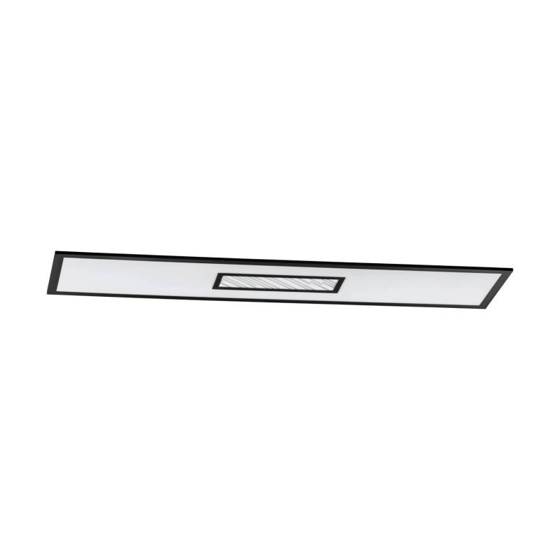 Eglo LED-RGB/CCT-Deckenleuchte Bordonara 119,5 cm x 29,5 cm Schwarz-Weiß von EGLO