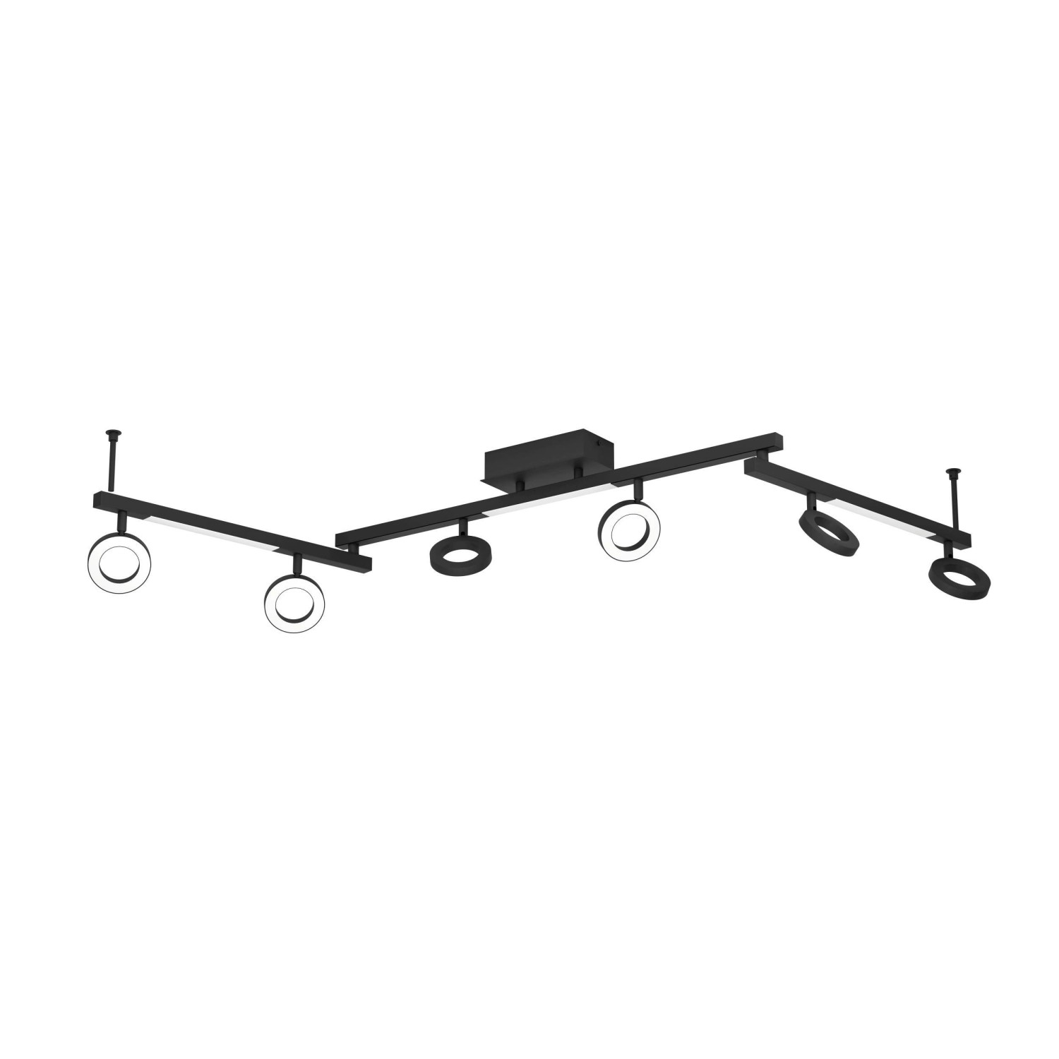 Eglo LED-Spot Cardillio 6-flammig 158,5 cm Schwarz Eglo LED-Spot Cardillio 6-flammig 158,5 cm Schwarz von EGLO