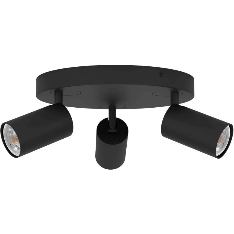 Eglo LED-Spotleuchte Zigbee Telimbela- Z Rund Schwarz 3-flammig von EGLO