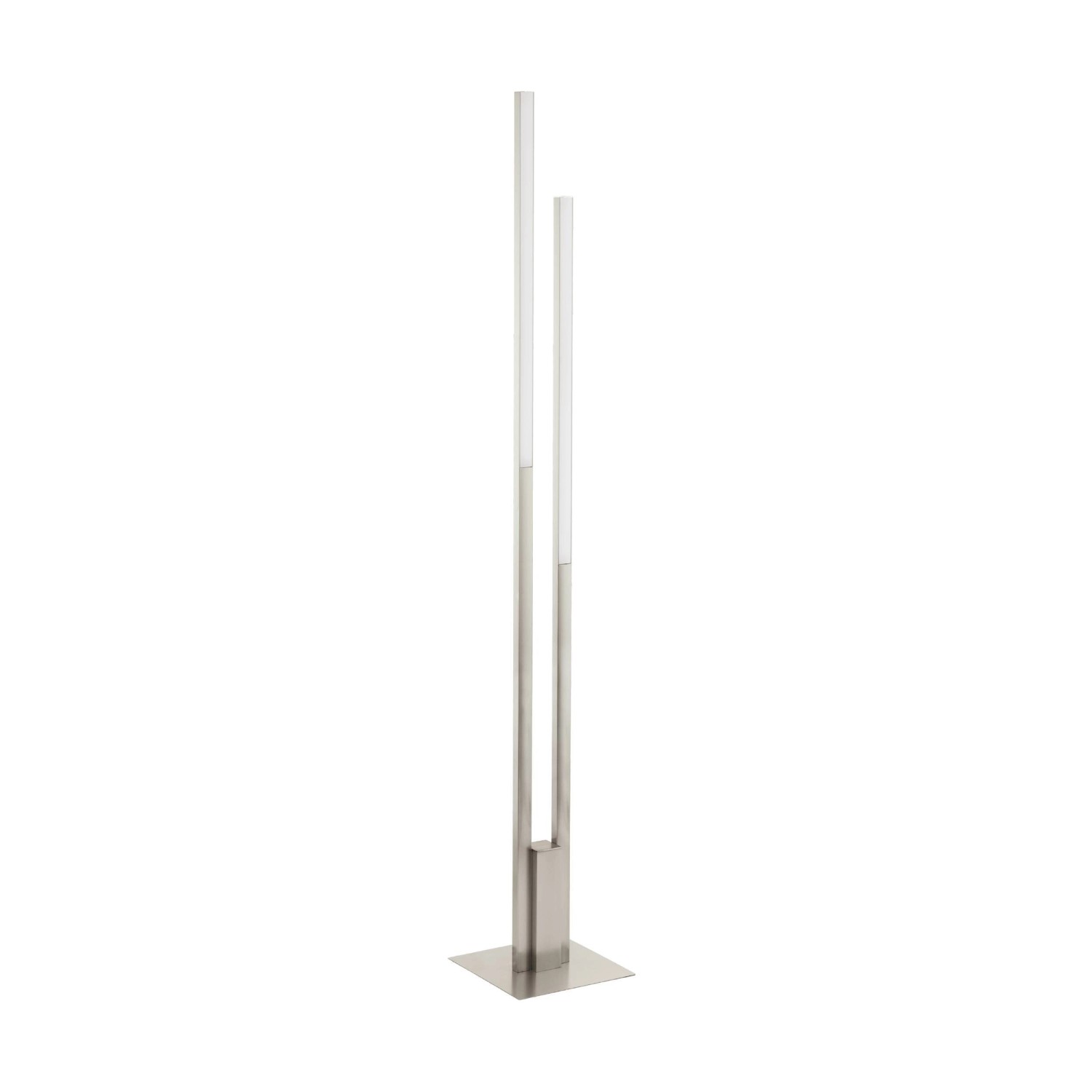 Eglo LED-Stehleuchte Fraioli-Z 2-flammig RGB/CCT 178,8 cm x 16,7 cm Nickel Matt von EGLO