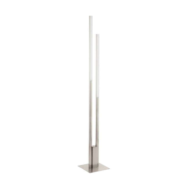 Eglo LED-Stehleuchte Fraioli-Z 2-flammig RGB/CCT 178,8 cm x 16,7 cm Nickel Matt von EGLO