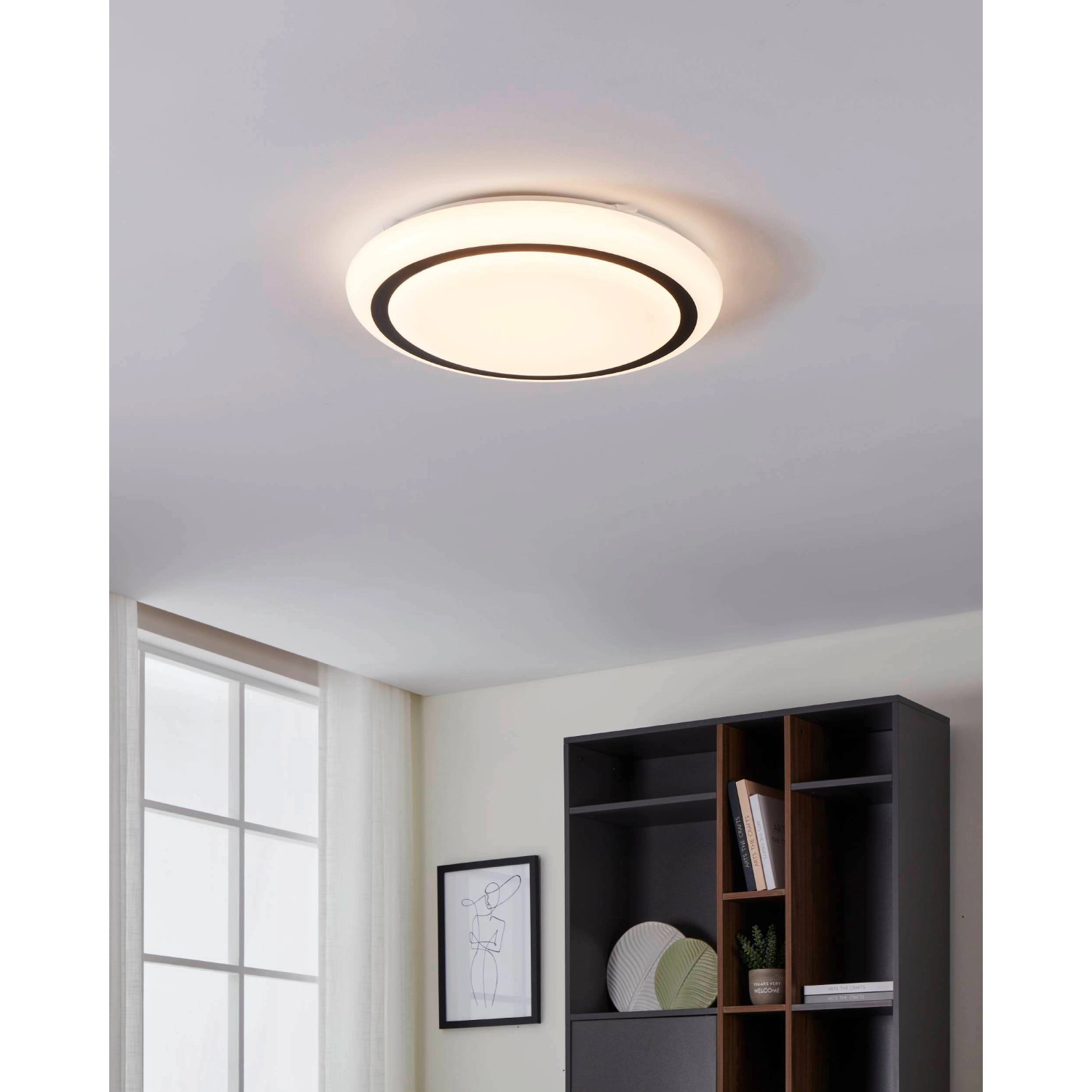 Eglo LED Wand und Deckenleuchte Capasso Weiß-Schwarz 19,5 W Eglo LED Wand und Deckenleuchte Capasso Weiß-Schwarz 19,5 W von EGLO