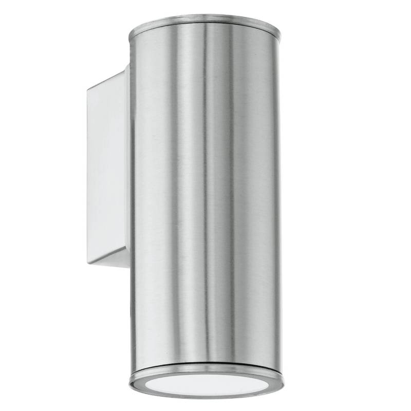 Eglo LED Wandleuchte Riga 15 cm x 6,5 cm Edelstahl von EGLO